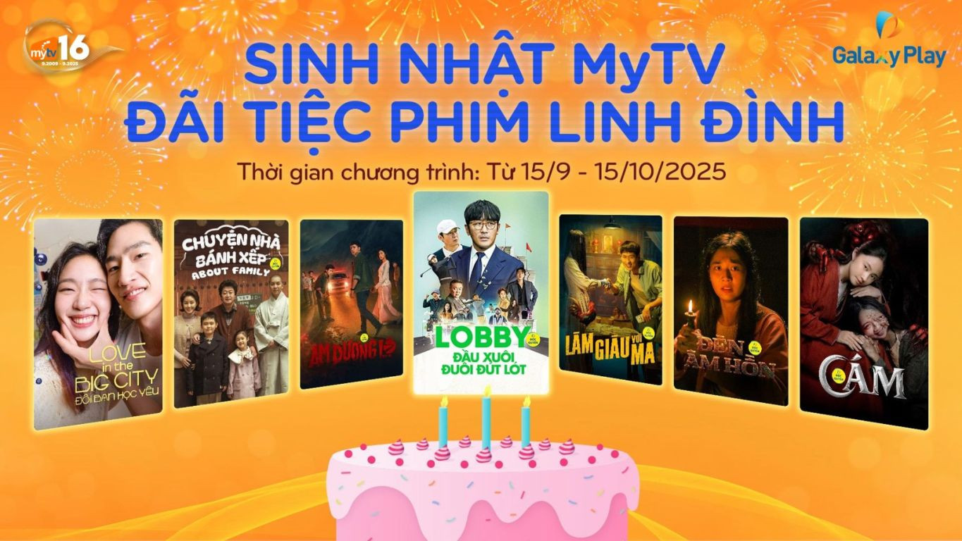 SINH NHẬT MYTV 16 NĂM