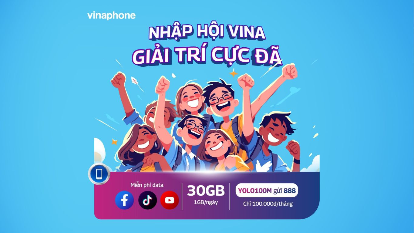 Gói cước YOLO100M VinaPhone