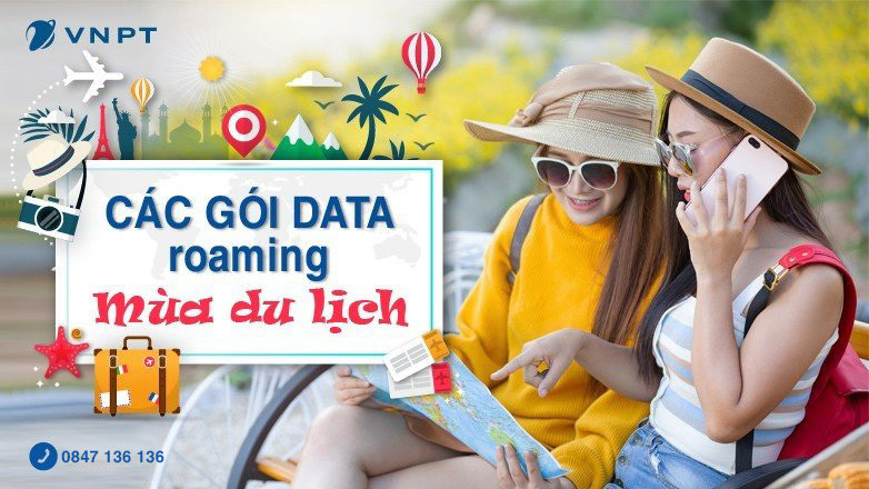 Các gói data roaming mùa du lịch