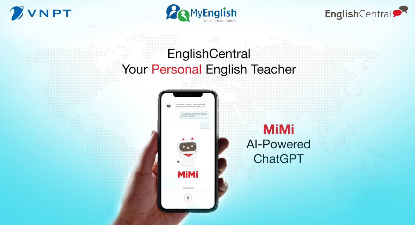 MyEnglish ra mắt chatbot MiMi