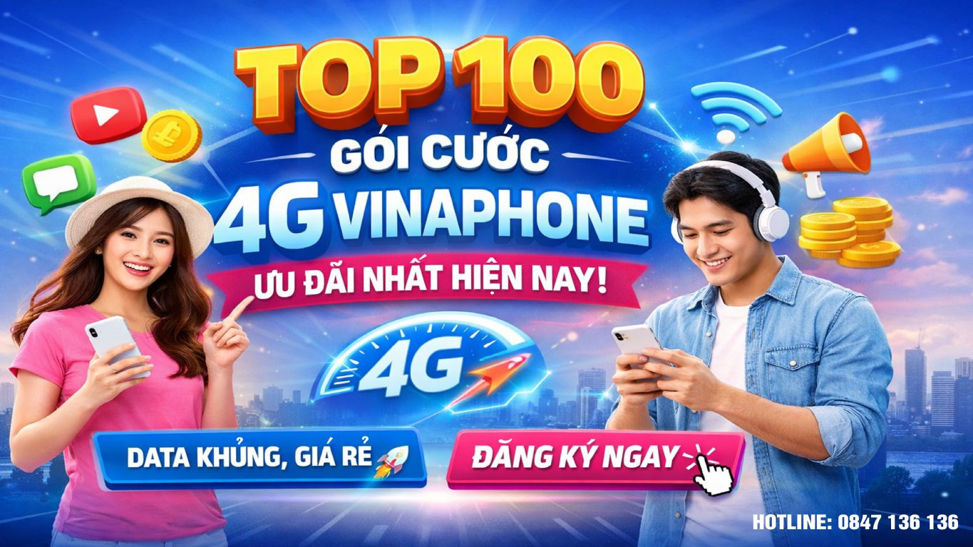 Gói cước 4G VinaPhone