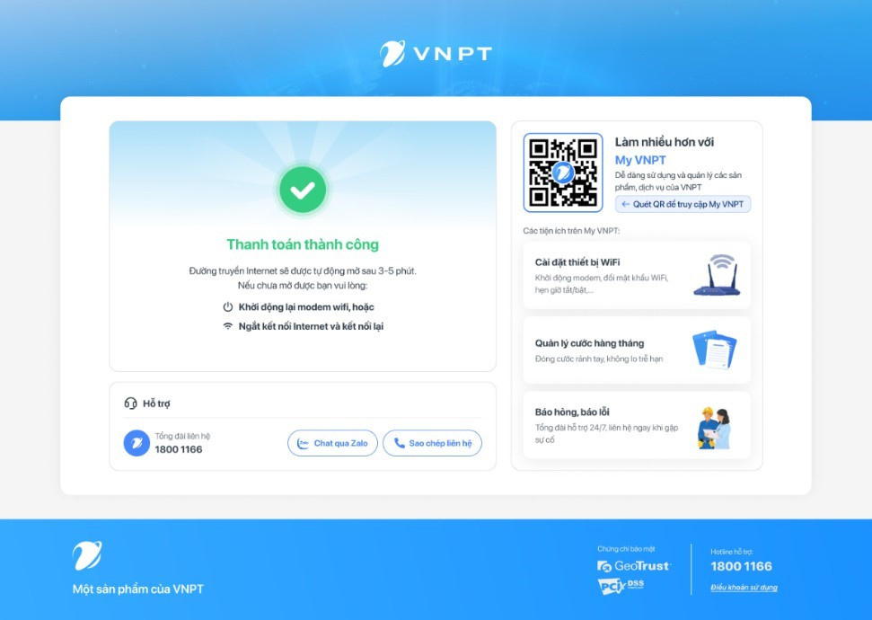 Hướng dẫn tự động mở khóa Internet VNPT khi bị khóa do nợ cước 5