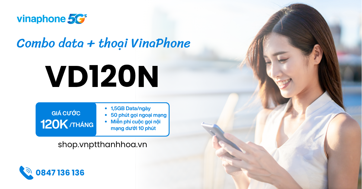 Gói cước VD120N VinaPhone