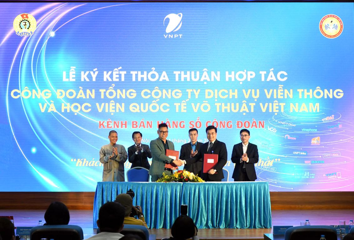 VNPT VinaPhone hợp tác Học viện Quốc tế võ thuật Việt Nam