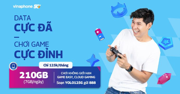 Gói cước YOLO125G VinaPhone