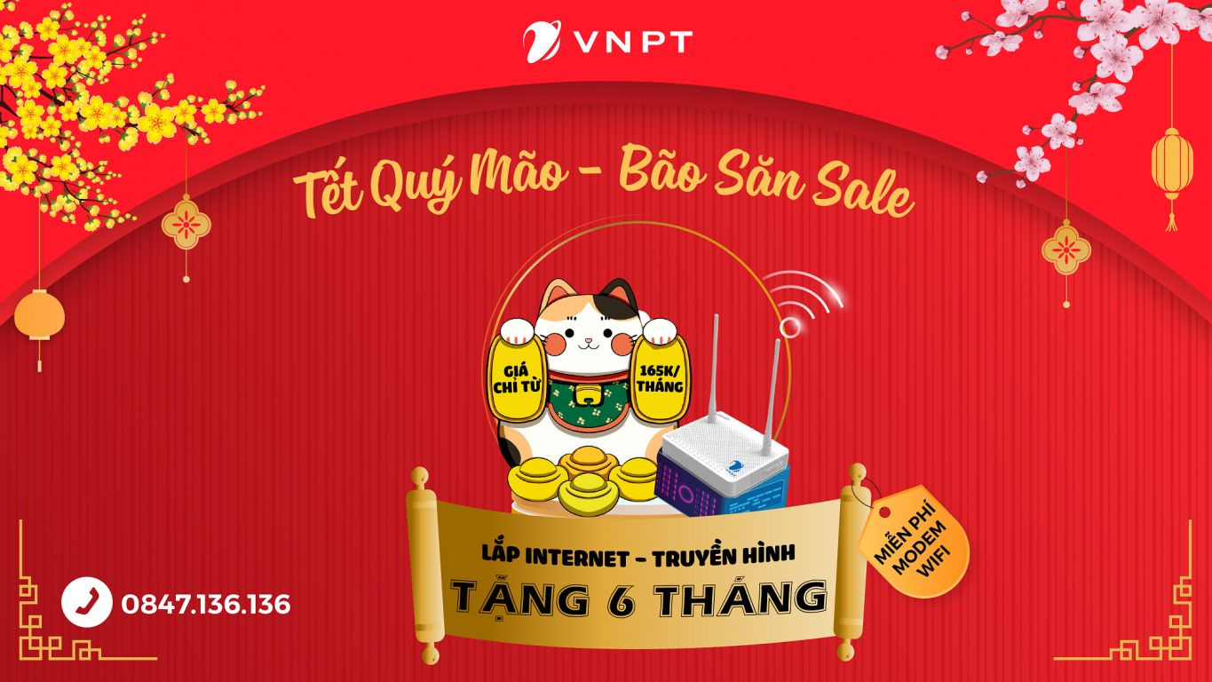 Lắp mạng VNPT Thanh Hóa tháng 1