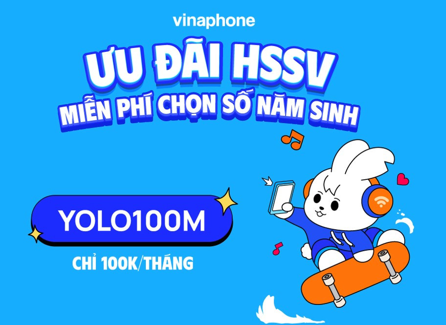 Ưu đãi của VinaPhone dành cho HSSV mùa tựu trường