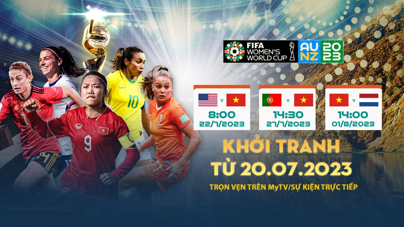 World Cup nữ 2023 trên Truyền hình MyTV