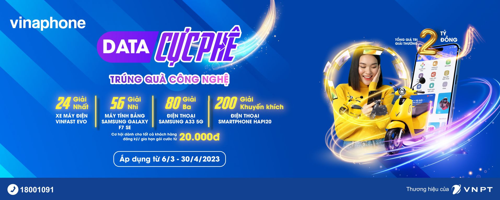 Data cực phê trúng quà công nghệ