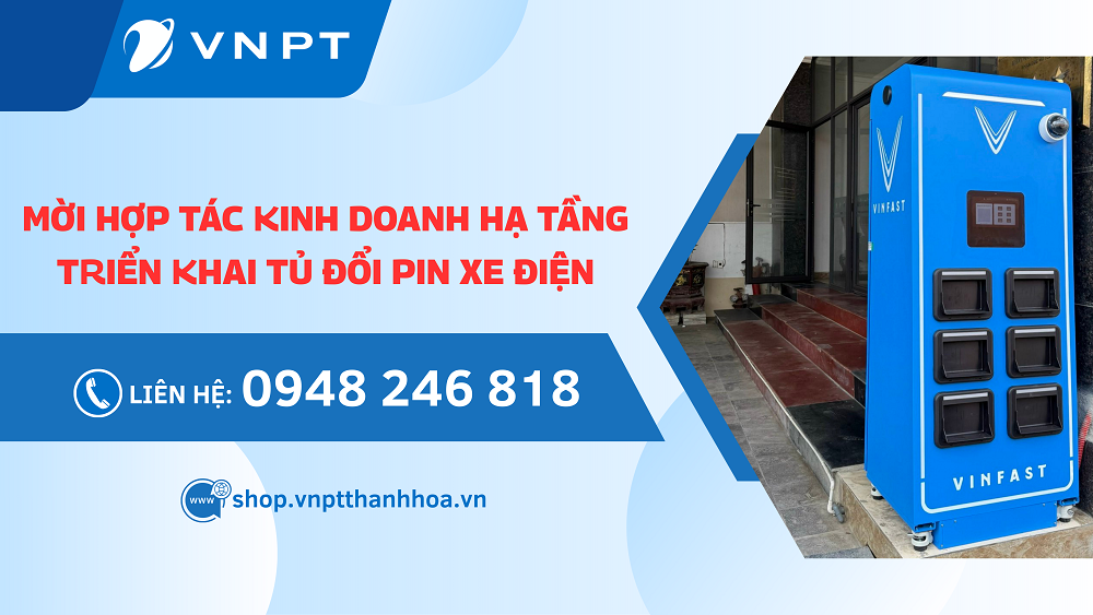 THÔNG BÁO MỜI HỢP TÁC KINH DOANH HẠ TẦNG TRIỂN KHAI TỦ ĐỔI PIN XE ĐIỆN