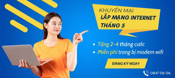 Lắp mạng VNPT tháng 5